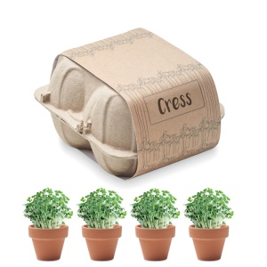 MO CRESS - Semințe in carton de ouă