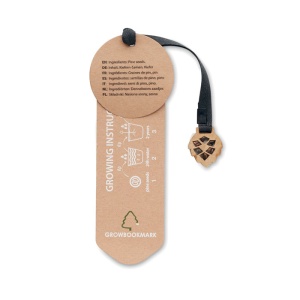 MO GROWBOOKMARK™ - Pine tree bookmark