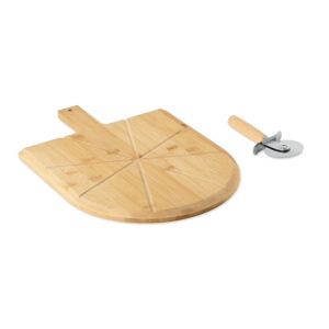 MO NAPOLITANA Bamboo pizza board & cutter