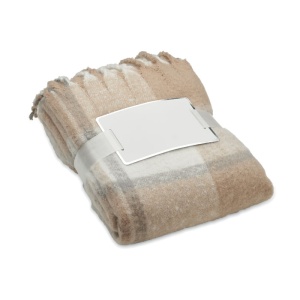 MO QUET - Chequered mohair blanket - Img 6