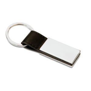 MO RECTANGLO - PU and metal key ring