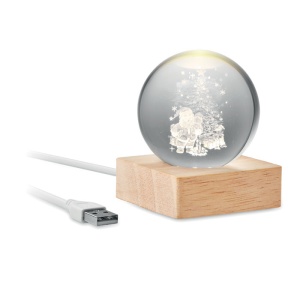 MO SANTA LIGHT - Christmas LED glass ball - Img 2