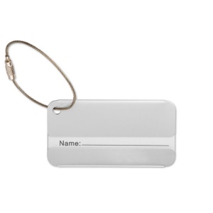 MO TAGGY Aluminium luggage tag