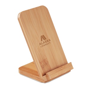 MO WIRESTAND - Bamboo wireless charge stand5W