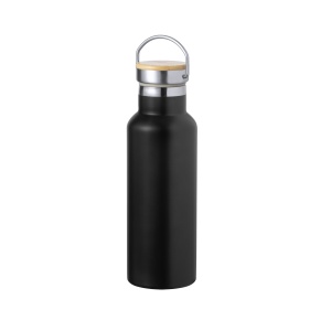 Naxel - Insulated Bottle Stainless Steel/ Bamboo 500 ml - Img 5