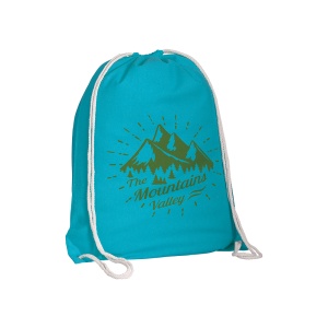 ON™ 135 g/m2 cotton backpack with drawstring closure