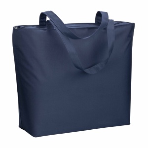 ON™ 300D polyester beach bag with long handles and zip closure