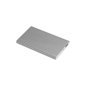ON™ 4000mAh aluminium power bank. Max Output 5V-1000mA-Input 5V-1000mA