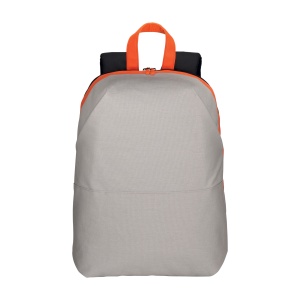 ON™ Canvas laptop backpack with high visibility eco-leather inserts/bands