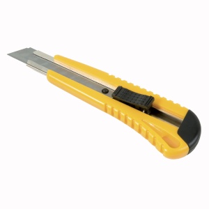 ON™ ABS Stanley knife with locking mechanism, medium
