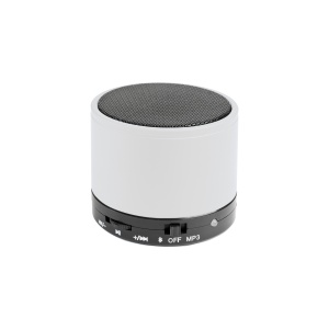 ON™ Cylindrical, metal Bluetooth V 3.0 mini speaker with microphone for loudspeaker calls