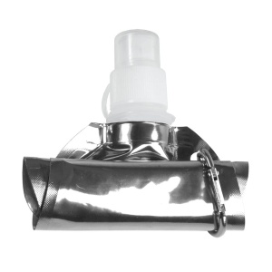 ON™ Foldable PE/PET BPA free water bottle (480ml), with snap hook
