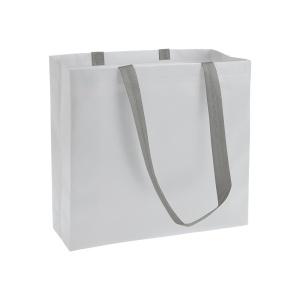 ON™ Laminated non-woven fabric shopping bag with gusset and long handles