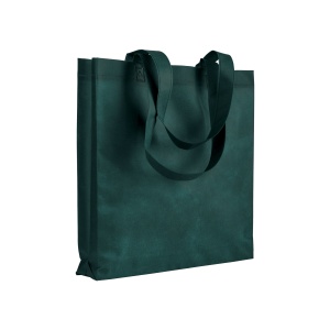 ON™ Heat-sealed 80 g/m2 non-woven fabric shopping bag with gusset and long handles