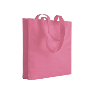 ON™ Heat-sealed 80 g/m2 non-woven fabric shopping bag with gusset and long handles