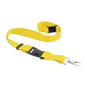 ON™ Lanyard with snap hook, safety release and key release clasps