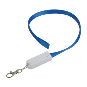 ON™ Lanyard with snap hook, with charging cable function with Micro-USB/Lightning/USB type C/U