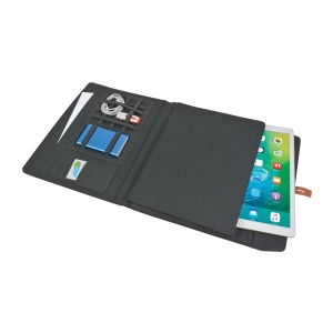 ON™ Congress folder and tech organizer in melange fabric