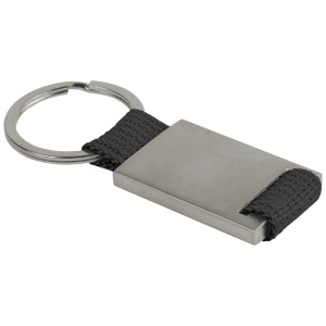 ON™ Metal and nylon key ring in a black box