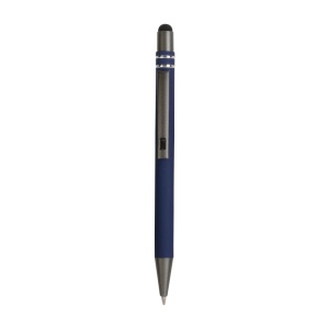 ON™ Snap pen with rubberised grip with trim rings with touch screen