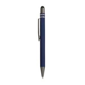 ON™ Snap pen with rubberised grip with trim rings with touch screen