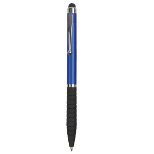 ON™ Plastic twist pen with rubberised grip and touchscreen rubber tip