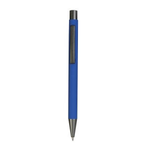 ON™ Penna a scatto in metallo gommato con particolari bruniti
