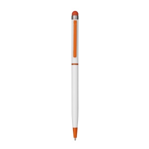 ON™ Metal twist pen, with touchscreen, clip and matching tip.