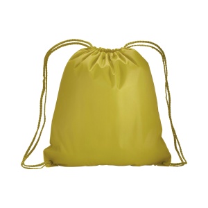 ON™ 210T polyester backpack with drawstring closure and reinforced corners