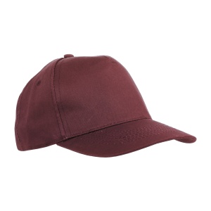 ON™ Cotton 5-panel cap with 2 mm-thick visor, embroidered eyelets and adjustable velcro strap