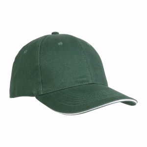 ON™ Thick cotton 6-panel cap with sandwich visor and adjustable velcro strap