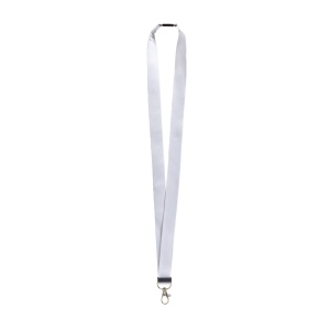 ON™ Recycled polyester R-PET lanyard with carabiner and safety hook