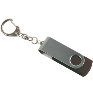 ON™ Rotatable, 4 GB, rubberised ABS/metal pen drive. Upload on request with delivery in 2 week