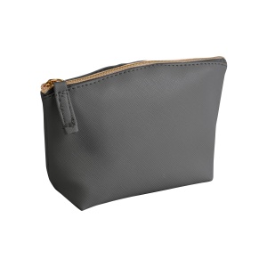 ON™ Multipurpose PU fine grain saffiano beauty case. Zipper closure and inner lining