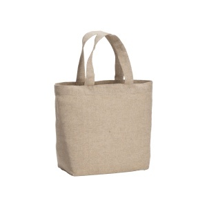 ON 150 g/m2 recycled cotton shopper with short handle - Img 4