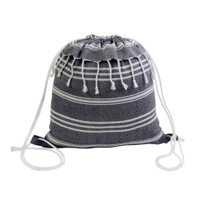 ON 180 g/m2 cotton fouta backpack with drawstring closure - Img 9