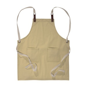 ON 280 g/m2 cotton kitchen apron with 2 front pockets, adjustable PU straps. - Img 1