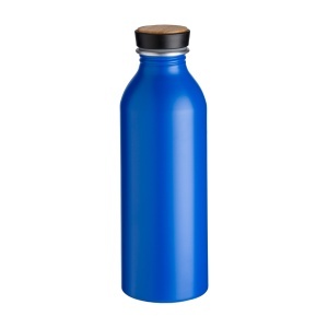 ON Aluminum water bottle with bamboo insert, 500 ml