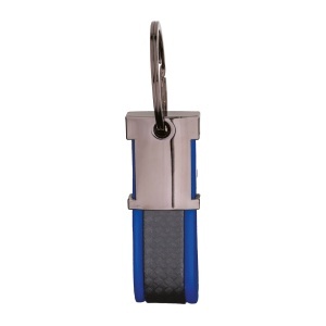 ON Breloc din metal brunat și PU bicolor, cu spațiu potrivit pentru logo-ul din rășină - Img 6
