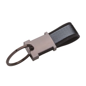 ON Breloc din metal brunat și PU bicolor, cu spațiu potrivit pentru logo-ul din rășină - Img 16