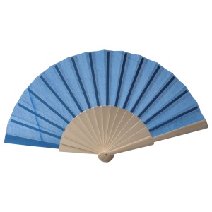 ON Evantai din țesătură de policotON (bumbac + poliester) cu mâner din lemn, lungime 23 cm