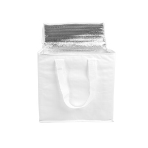 ON Geantă frigorifică din PP laminat 120 g/m2, mânere colorate, închidere cu fermoar - Img 20