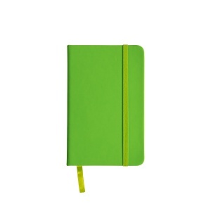 ON Notebook PU cu elastic colorat, foi liniate (80 de pagini), semn de carte din satin PAPER 70 G/2
