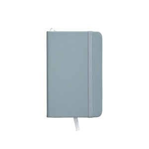 ON Notebook with PU cover Notebook with PU cover in pastel colors and elastic closure - Img 1