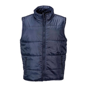 ON Padded and lined polyester vest with 2 zipped side pockets. Sizes: S/M/L/XL/XXL