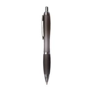 ON Plastic snap pen with coloured barrel, matching rubberised grip and metal clip - Img 8