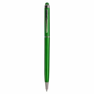 ON Plastic twist pen with touchscreen rubber tip and metal clip - Img 1