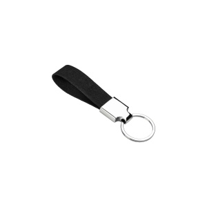 ON R-pet key ring with chrome-plated metal plate - Img 7