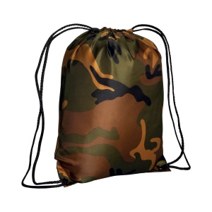 ON Rucsac camuflaj din poliester 210T cu închidere cu șnur și colțuri întărite