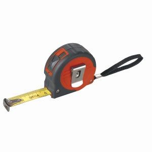 ON Ruletă de măsurare rapidă din ABS de 5 metri, cu buton de blocare, mâner din cauciuc și clemă pentru curea - Img 10